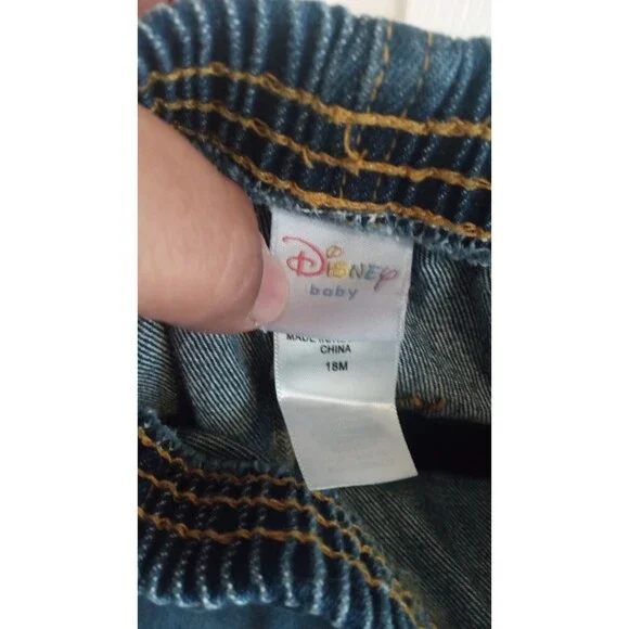 Disney baby‎ vintage patchwork ankle fold jeans - Picture 3 of 5